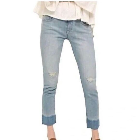 Pilcro and the Letterpress Denim - Pilcro and the Letterpress distressed em jeans size 32/33